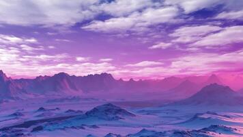 Abstract sculpture in the desert. Realistic mysterious sculpture far away from civilization, from another planet video