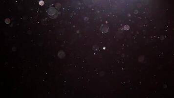Golden dust background for creative glowing compositions, overlay with shiny dust particles in random motion video