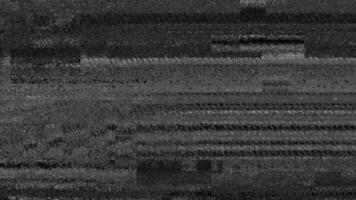 Overlay animation with digital glitch effect video