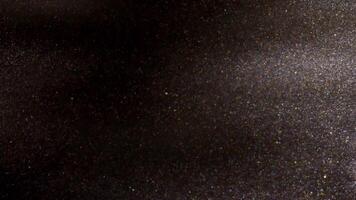 Golden dust background for creative glowing compositions, overlay with shiny dust particles in random motion video