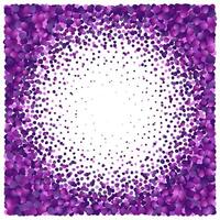 Lavender Petals radial gradation Pattern Background. Circular Texture decorative frames vector
