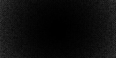 Elegant black and gray gradient dot grid overlay background. Fading disintegration effect digital circle dot vignette vector
