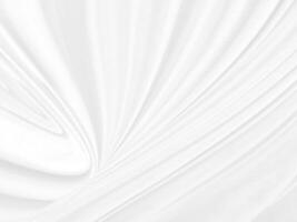 limpio moda tela suave textil tejido hermoso resumen curva suave forma decorativa fondo blanco y gris foto