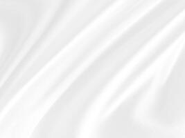 Clean woven beautiful soft fabric white abstract smooth curve shape decorative fashion textile background photo
