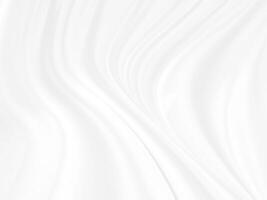 beautiful Clean fashion woven soft fabric abstract smooth curve shape decorative textile white background photo