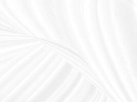 fashion textile Clean woven beautiful soft fabric abstract smooth curve shape decorative white background photo