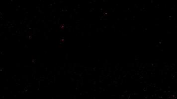 Abstract loop animation pink red star dust particles flow video