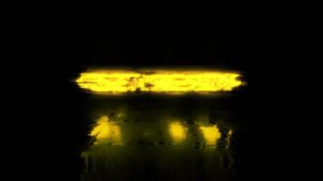 Animation text of Get Ready gold glitch text effect video