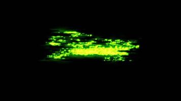 Animation loop text of Subscribe green glitch text effect video