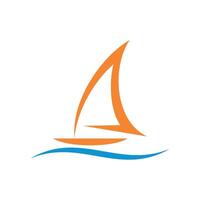 Boat Icon Logo Template EPS 10 Design vector