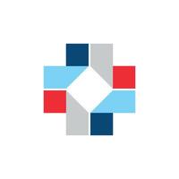 Cross Healthcare Icon Logo Template vector