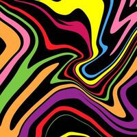 abstract background with a colourful distorted line design vector