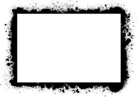 grunge background with an abstract spray paint border vector