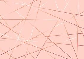 rose gold abstract low poly design background vector