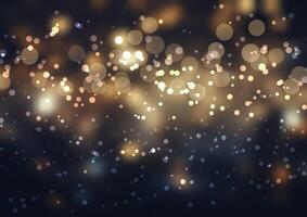 Celebration background with a bokeh lights design vector