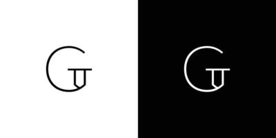 Simple and unique G logo design vector