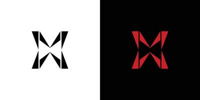 Modern and Unique letter MW initials logo design vector