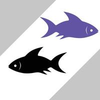 fish template illustration design vector