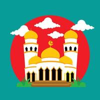 Mosque Architecture illustration vector