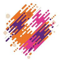 Abstract flat dynamic background liquid vector