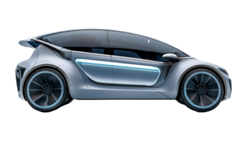 Future Car Design Concept isolated on transparent background png