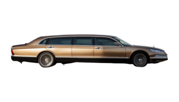 Luxury Limousine isolated on transparent background png