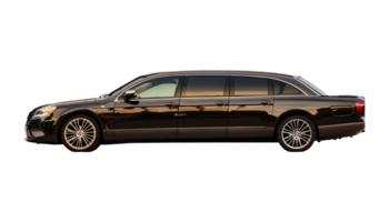 Luxury Car Limousine isolated on transparent background png