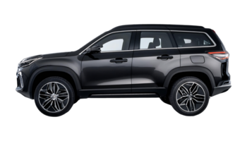 Modern SUV Showcase isolated on transparent background png