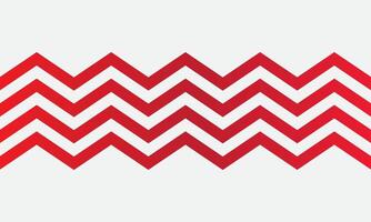 Red white zigzag pattern abstract background vector