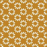 A pattern of yellow and white flowers vector