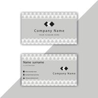 Print Business Card Template Design Abstract Modern Icon Color for Luxury Presentation of Simple Corporate Identity Concept Minimal Elegant Brand Set of Creative Contact . vector