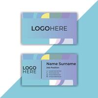 Print Print Abstract Business Card, Visiting Card, or Name Card. vector