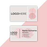 Print Abstract corporate card template. vector