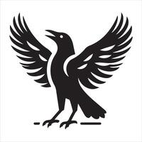 A Crow Art Illustration vector