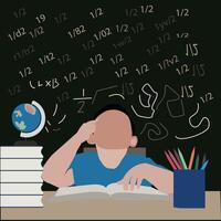 Children learn, are smart, think vector