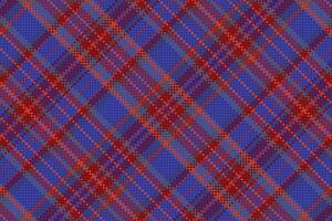 Tartan plaid pattern with texture. vector