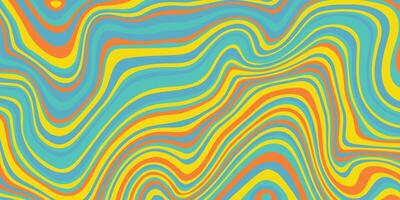 Abstract psychedelic groovy background. . vector