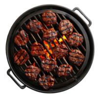 Grill with Meat png