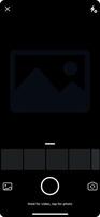 Camera click interface for mobile application. Photo ui with shutter, flash, and gallery icon. Camera interface on smartphone screen. Photo, ui in mobile phone. Photo and shooting. vector