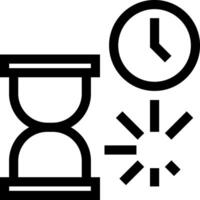 Waiting Outline Icon vector