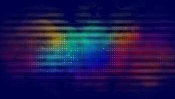 Trendy abstract r background with cyberpunk retro pattern. Vibe of 80's and 90's style, chaos and artistic futuristic design elements. vector