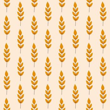 otoño hojas sin costura modelo - otoño temporada repitiendo hoja diseño para antecedentes y textiles. vector