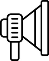 Megaphone Line Icon vector
