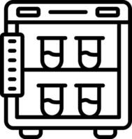 Incubator Line Icon vector