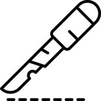 Electrosurgery Line Icon vector