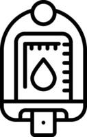 Glucosemeter Line Icon vector
