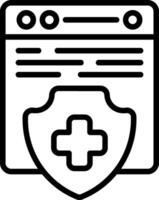 Healthcare Line Icon vector