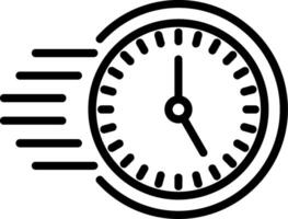 Fast Time Line Icon vector