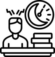 Busy Line Icon vector