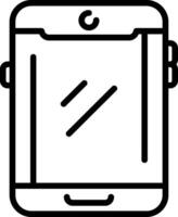 Smartphone Line Icon vector